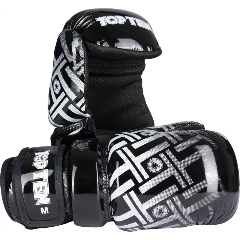 Guante Pointfighter TOP TEN Glossy Block PRISM: Diseño Brillante y Protección Muñeca Guante Pointfighter TOP TEN Glossy Block PRISM: Diseño Brillante y Protección Muñeca