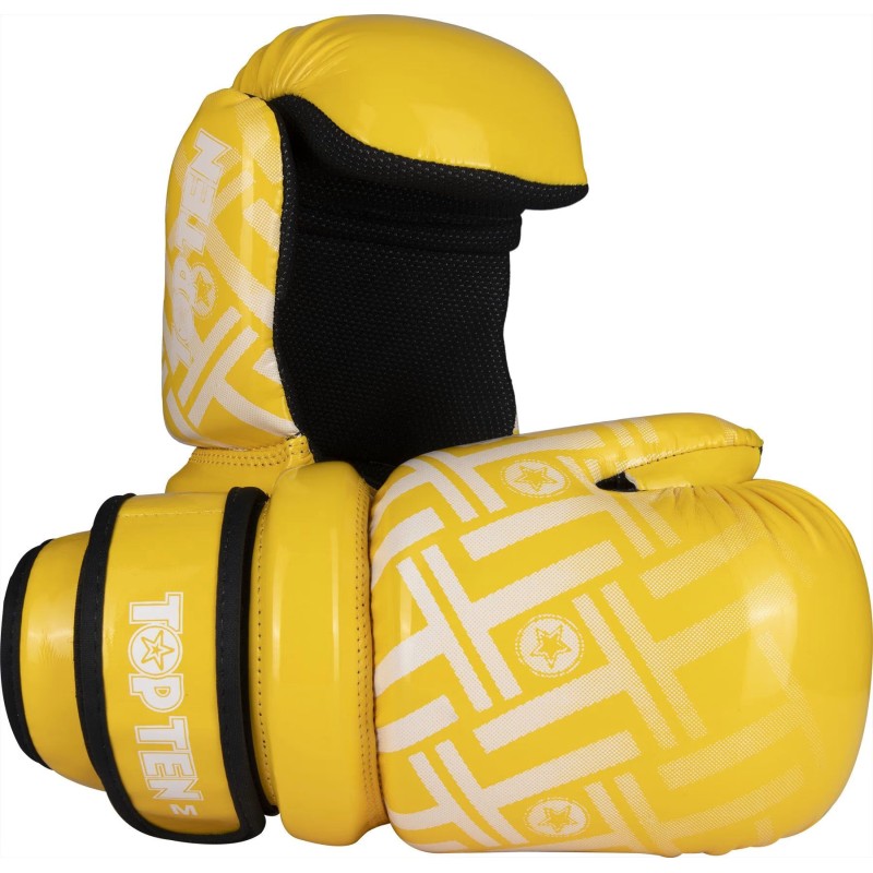 Guante Pointfighter TOP TEN Glossy Block PRISM: Diseño Brillante y Protección Muñeca Guante Pointfighter TOP TEN Glossy Block PRISM: Diseño Brillante y Protección Muñeca