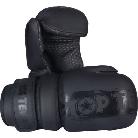 Black'n'Black: Guantes TOP TEN con Control de Muñeca y Pulgar Fijo