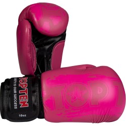TOP TEN Power INK: Guantes de Boxeo con Materiales Combinados de Alta Calidad