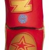Protectores de canilla Kickboxing WAKO Star Light (Rojo/Azul)