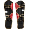Protectores de canilla Kickboxing WAKO Star Light (Rojo/Azul)