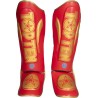 Protectores de canilla Kickboxing WAKO Star Light (Rojo/Azul)