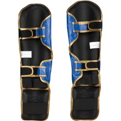 Protectores de canilla Kickboxing WAKO Star Light (Rojo/Azul)