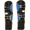 Protectores de canilla Kickboxing WAKO Star Light (Rojo/Azul)