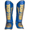 Protectores de canilla Kickboxing WAKO Star Light (Rojo/Azul)