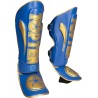 Protectores de canilla Kickboxing WAKO Star Light (Rojo/Azul)
