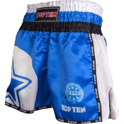 Shorts de Kickboxing TOP TEN WAKO Star: Ligeros y Transpirables