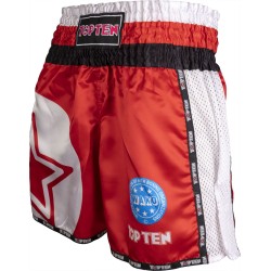 Shorts de Kickboxing TOP TEN WAKO Star: Ligeros y Transpirables