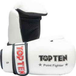 TOP TEN Point Fighter: Guantes de Kickboxing para Point Fighting (WAKO)