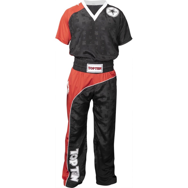 Uniforme Kickboxing TOP TEN Bow: Ligero y Transpirable Uniforme Kickboxing TOP TEN Bow: Ligero y Transpirable