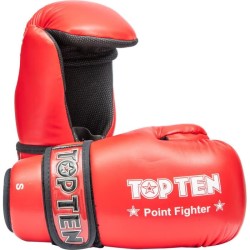 TOP TEN Point Fighter: Guantes de Kickboxing para Point Fighting (WAKO)