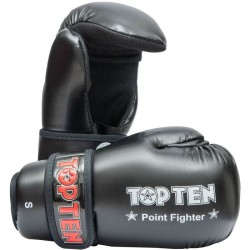 TOP TEN Point Fighter: Guantes de Kickboxing para Point Fighting (WAKO)