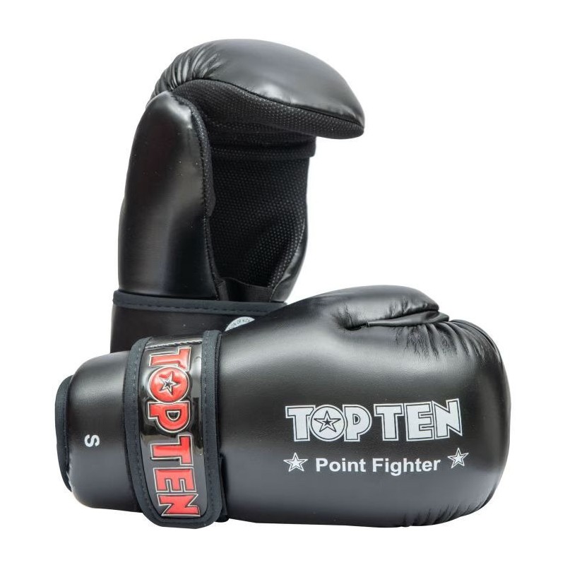 TOP TEN Point Fighter: Guantes de Kickboxing para Point Fighting (WAKO)