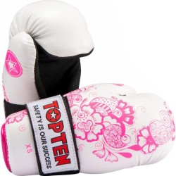 TOP TEN Flowers: Guantes Kickboxing Pointfighter Extrafinos para Mujer