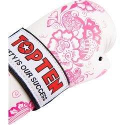 TOP TEN Flowers: Guantes Kickboxing Pointfighter Extrafinos para Mujer